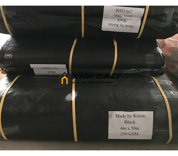 BẠT NHỰA ĐEN 2 MẶT HÀN QUỐC